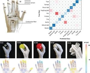基于生物聚合物凝膠的超靈敏離電式壓力傳感器，用于觸覺(jué)反饋?zhàn)R別