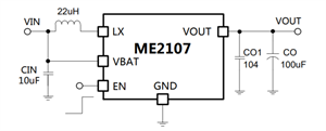 MICRONE微盟ME2107 帶有真關斷功能，高效PFM同步升壓DC-DC轉換器的介紹、參數和應用